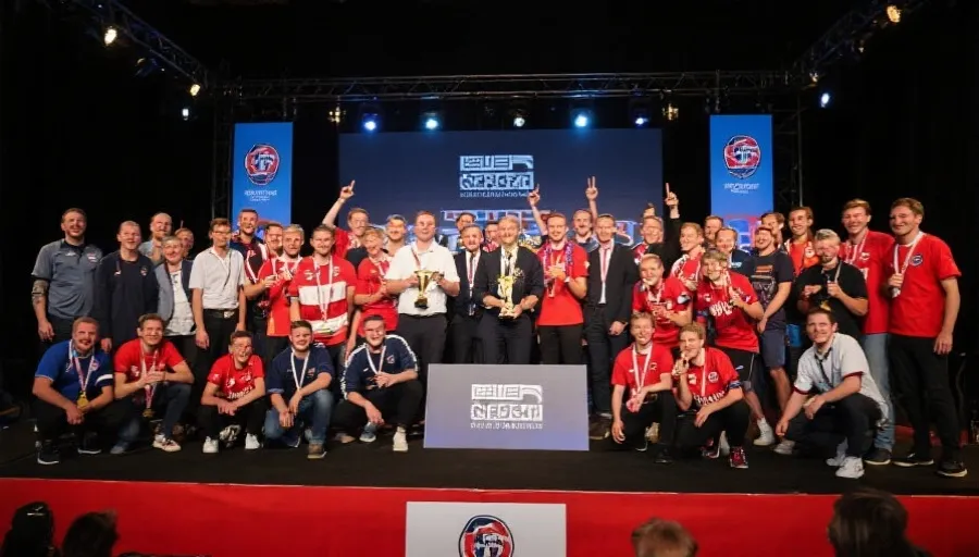 体育服务团队荣誉合影